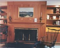 Cherry Cabinetry And Fireplace Surround 3 small