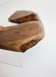 Walnut And Acrylic Interchangeable Low Tables 5 small