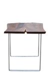 Walnut And Stainless Steel High Table 1 small