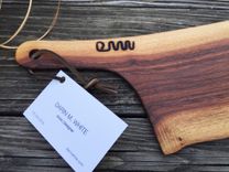 Walnut Wood Charcuterie, Cheese, Bread, Serving Or Cutting Board 2 small