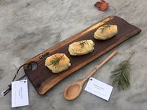 Walnut Wood Charcuterie, Cheese, Bread, Serving Or Cutting Board 4 small