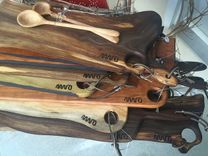 Live Edge Charcuterie, Cheese, Bread Serving / Cutting Board / Tray 3 small