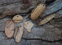 Spalted Maple Wearable Sculpture Pendant 4 small