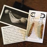 Spalted Maple Wearable Sculpture Earrings With Sterling Silver 2 small