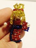 Beaded Art Dolls, Fairy, Geisha & Mermaid 4 small