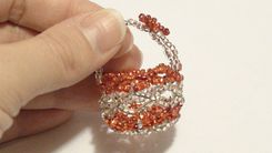 Hand Beaded Ring Baskets, Wedding Ring Baskets 4 small