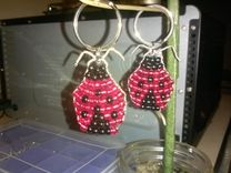 Beaded Insect And Animal Keychains/Zipper Pulls 2 small