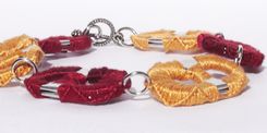 Hand Sewn Pop Tab Bracelets, Sports, Seasonal, Etc. 1 small