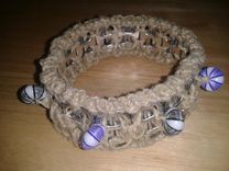 Hemp Macrame Pop Tab Cuff Bracelets 3 small