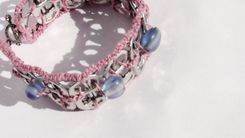 Hemp Macrame Pop Tab Cuff Bracelets 4 small