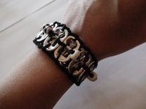 Hemp Macrame Pop Tab Cuff Bracelets 6 small