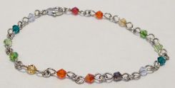 Custom Length Swarovski Crystal Chain 2 small