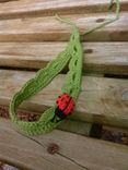 Crocheted Headband, Adjustable Length, Pain Free, Perfect For Migraine Sufferers 1 small