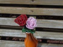 Beaded Rose, Long Stem Rose, Forever Flower 1 small