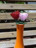 Beaded Rose, Long Stem Rose, Forever Flower 2 small