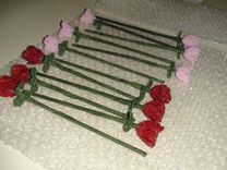 Beaded Rose, Long Stem Rose, Forever Flower 6 small