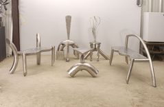 Stainless Steel Sculptures 2 small