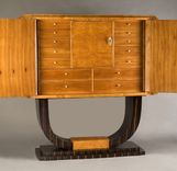 Cabinet In Beech, Amboyna, Ebony And Narra 1 small