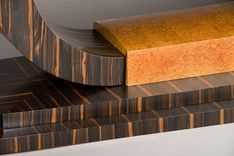 Cabinet In Beech, Amboyna, Ebony And Narra 4 small