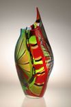 Murano Art Glass Vase By Gianluca Vidal 2 small