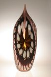 Murano Art Glass Vases By Gianluca Vidal 6 small