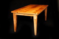Reclaimed Rustic Chestnut Framhouse Dining Table 4 small