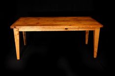 Reclaimed Rustic Chestnut Framhouse Dining Table 5 small