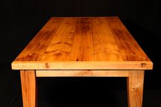 Reclaimed Rustic Chestnut Framhouse Dining Table 6 small