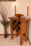 Cherry Wine Rack Table With And Without Door 2 small