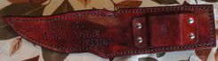 Custom Leather Knife Sheath 2 small