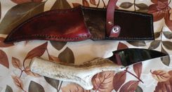 Custom Leather Knife Sheath 6 small