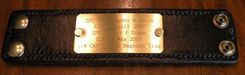 Engraved Leather Bracelets 1 small