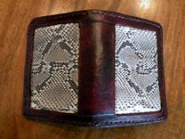Wallet With Python Skin Inlays 2 small