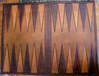Backgammon Leather Inset 1 small