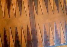 Backgammon Leather Inset 2 small