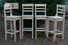 34" Bar Stool Chairs 2 small