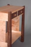 Side Table - Two Drawers With Shelf 2 small