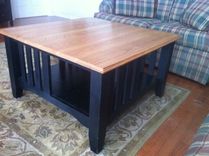 Black And Stained Coffee Table 1 small
