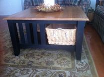 Black And Stained Coffee Table 3 small