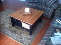 Black And Stained Coffee Table 4 small