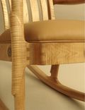 Upholstered Seat Rocking Chair 2 small