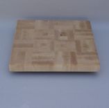 Square Maple End Grain Up Cutting Board 1 small