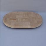 Oval Maple End Grain Cutting Board 1 small