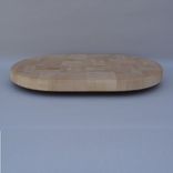 Oval Maple End Grain Cutting Board 2 small