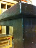 Reclaimed Rustic Distressed Dinning Table. 5 small