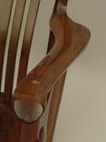 Custom Black Walnut Wood Seat Rocker 4 small