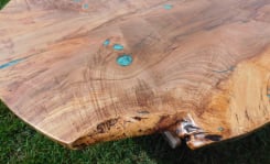 Roundish Live-Edge Dining Table 4 small