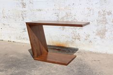 Cantilevered Walnut Table 4 small