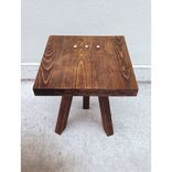 The Triad - Cantilevered Walnut Side Table 3 small