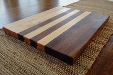 Walnut And Maple Edge Grain Cutting Board 1 small